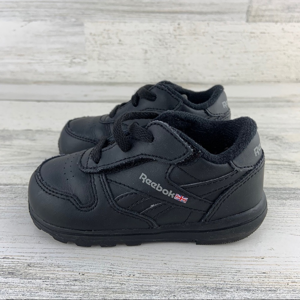 REEBOK Classic Black Sneakers Size Infant 5